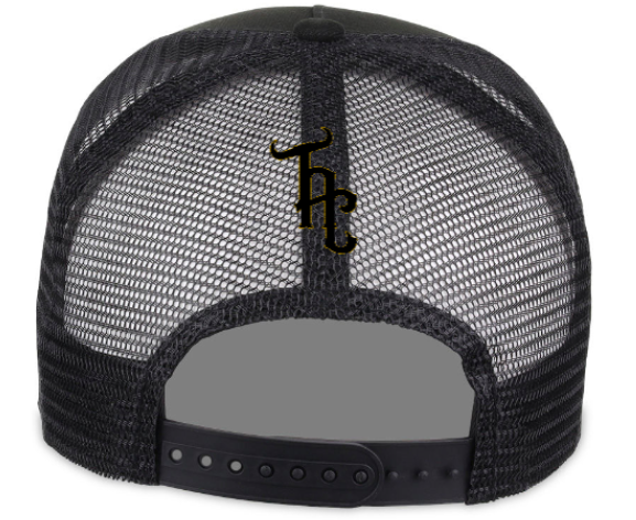 PREORDER- Black & Gold Trucker Hat